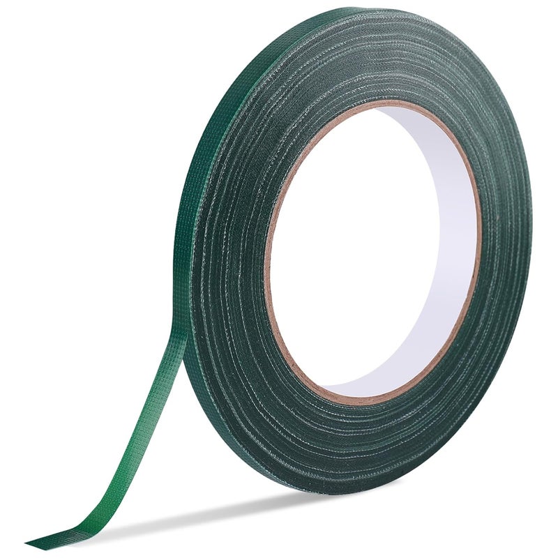 GLAMFIELDS Floral Tape Green, Flower Wrap Adhesive Waterproof Tape for Bouquets 0.25" (60 Yd/180 Ft) - 1 Roll - Image 1